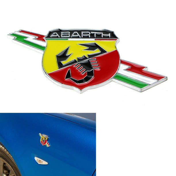 Chrome Argent 3D métal Scorpion badge emblème pour FIAT 500 ABARTH 124 SPIDER Tipo